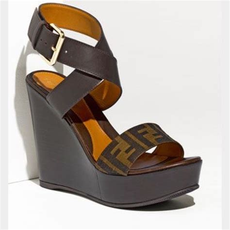 wedge sneakers fendi|official site fendi sandals women.